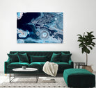 Oceans by L. Renee Jones on GIANT ART - blue mixed media