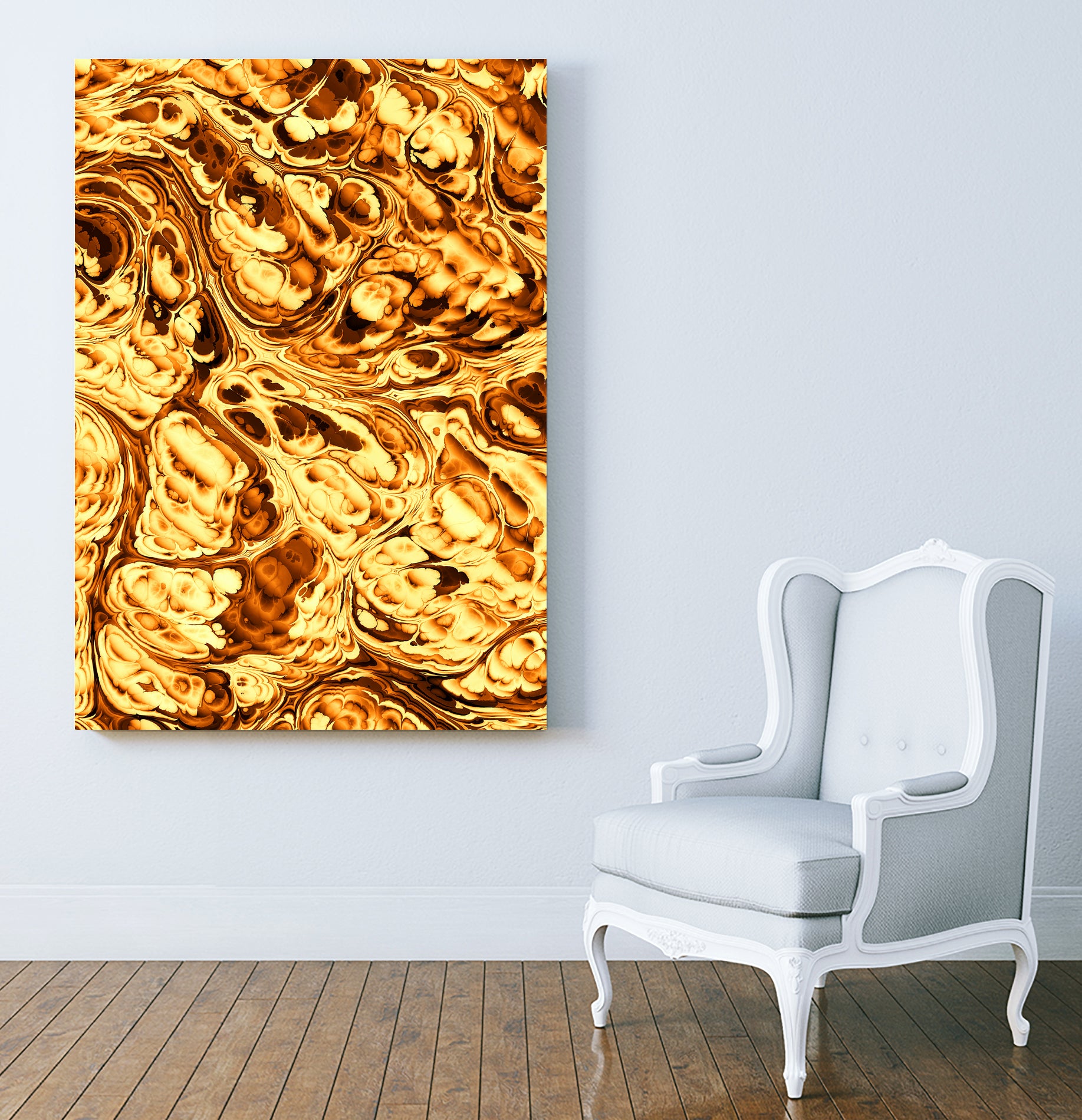 Into The Unknown XXVIII / EE by Tenyo Marchev on GIANT ART - yellow 3d art