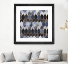 Stained Glass 4 by Elisabeth Fredriksson on GIANT ART - blue digital painting