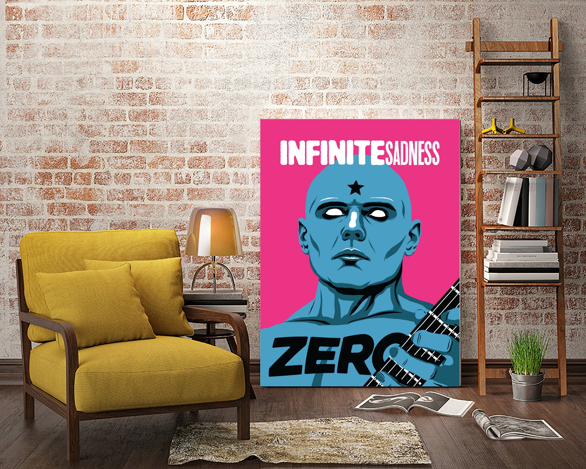 Infinite Sadness by Bily Mariano da Luz on GIANT ART - blue digital painting