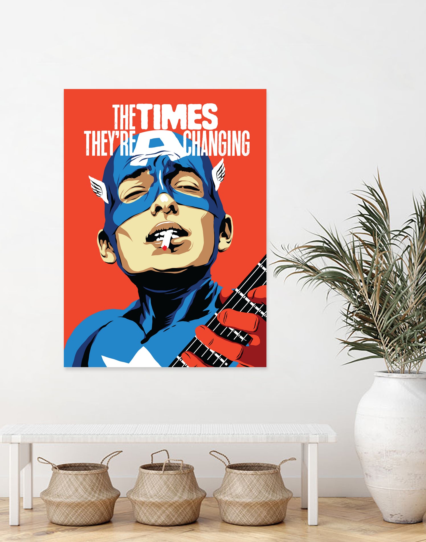 The Times They're A Changing by Bily Mariano da Luz on GIANT ART - red digital painting