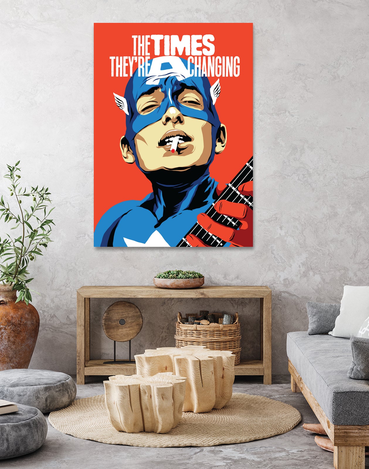 The Times They're A Changing by Bily Mariano da Luz on GIANT ART - red digital painting