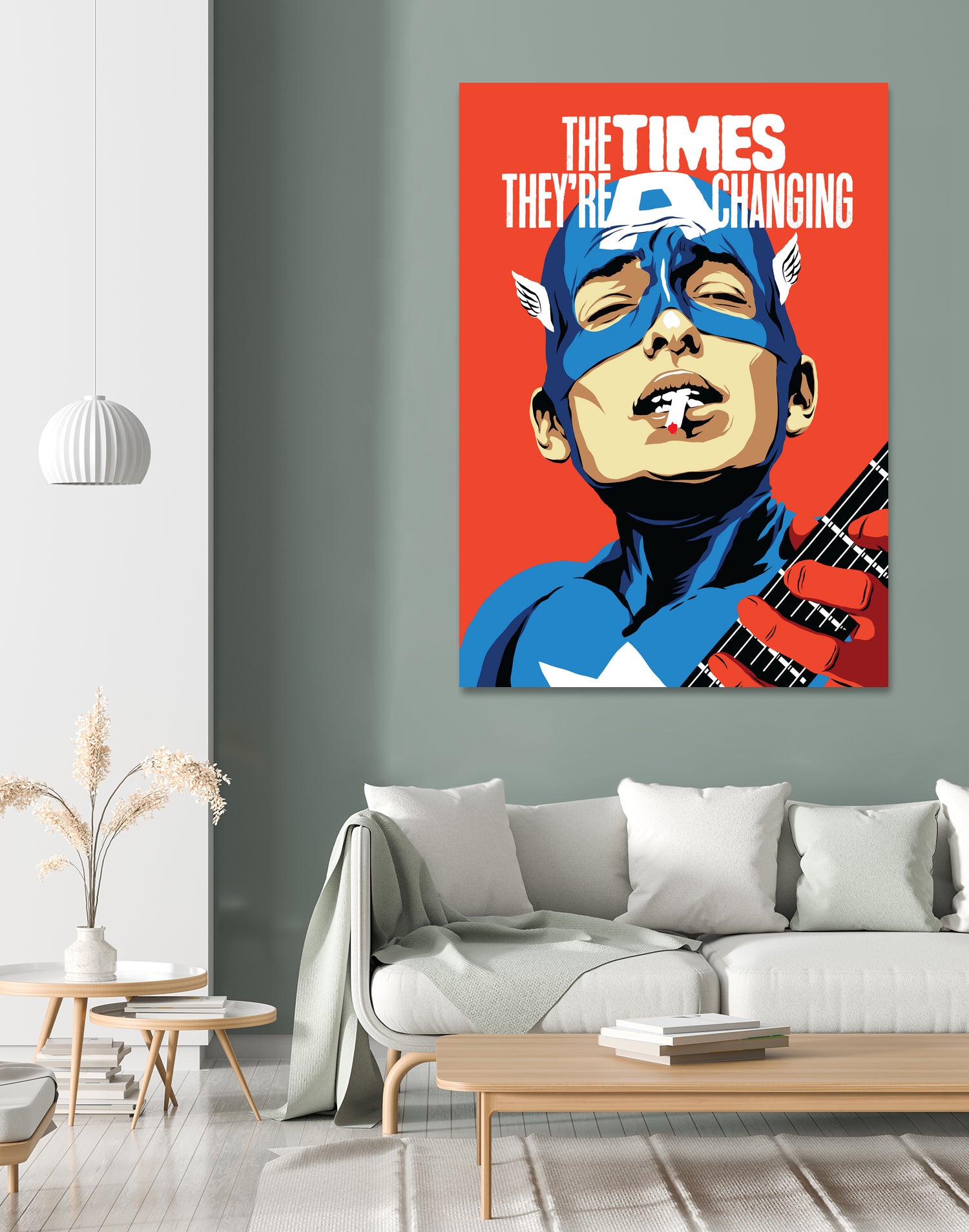 The Times They're A Changing by Bily Mariano da Luz on GIANT ART - red digital painting