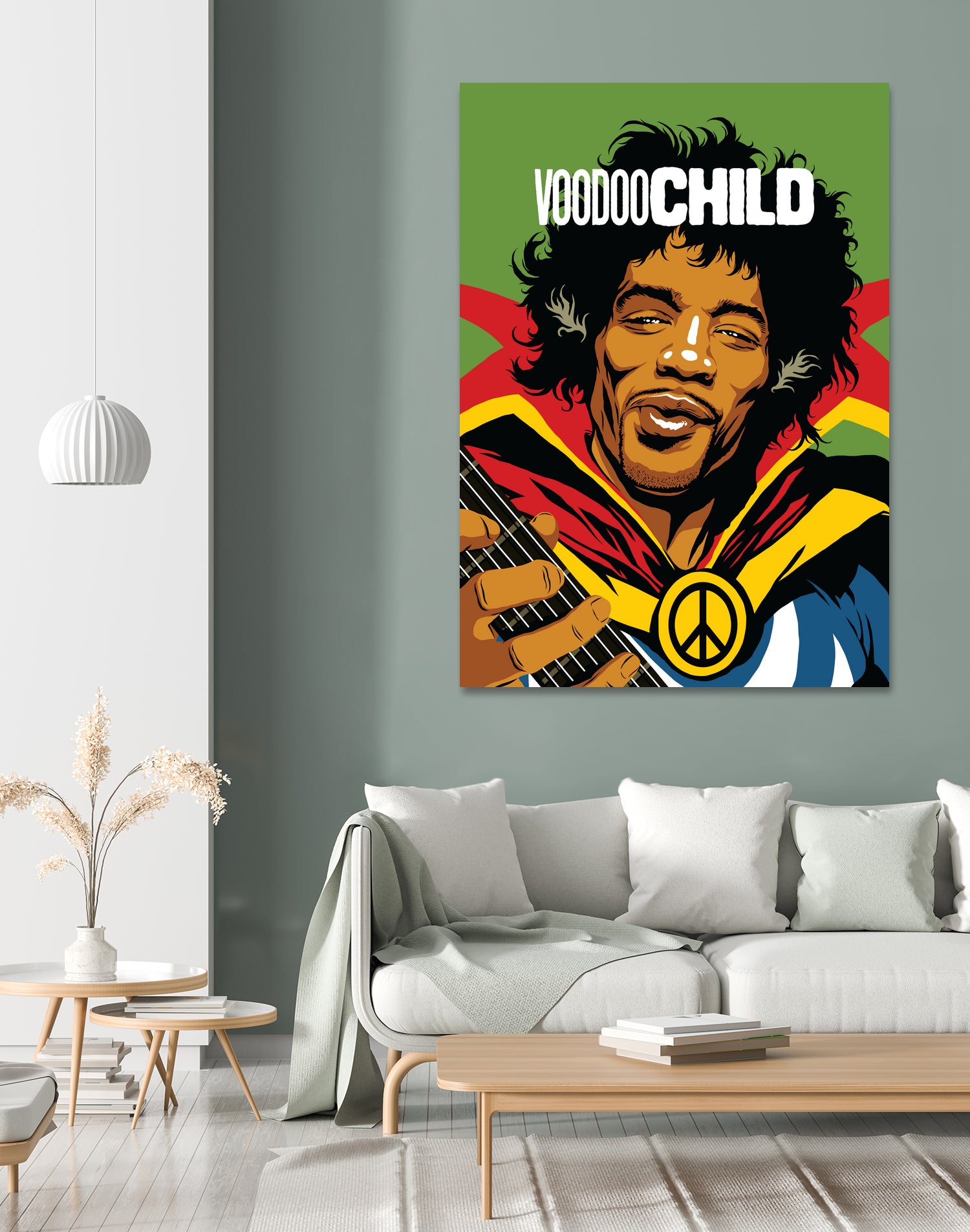 Vodoo Child by Bily Mariano da Luz on GIANT ART - green digital painting