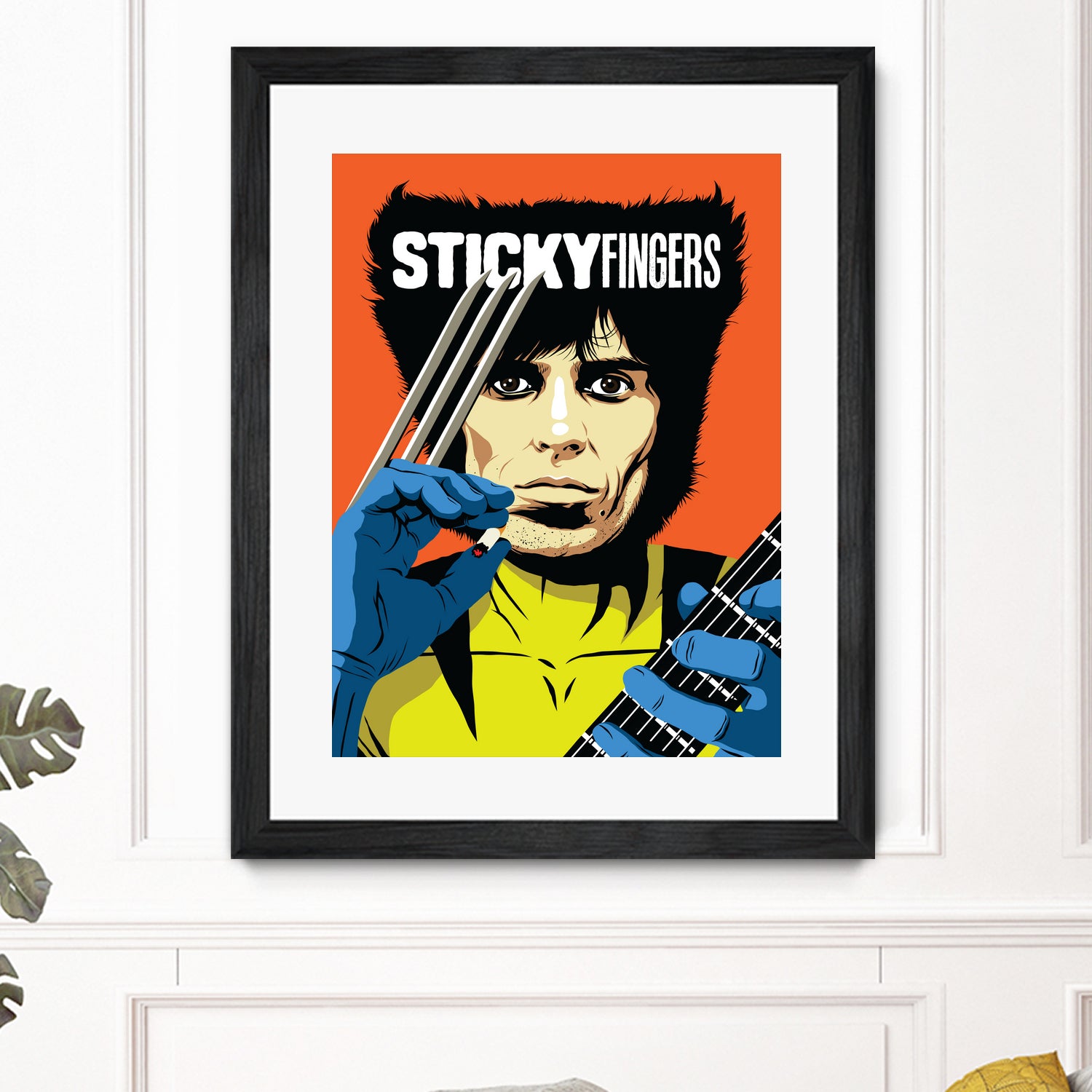 Sticky Fingers by Bily Mariano da Luz on GIANT ART - orange digital painting