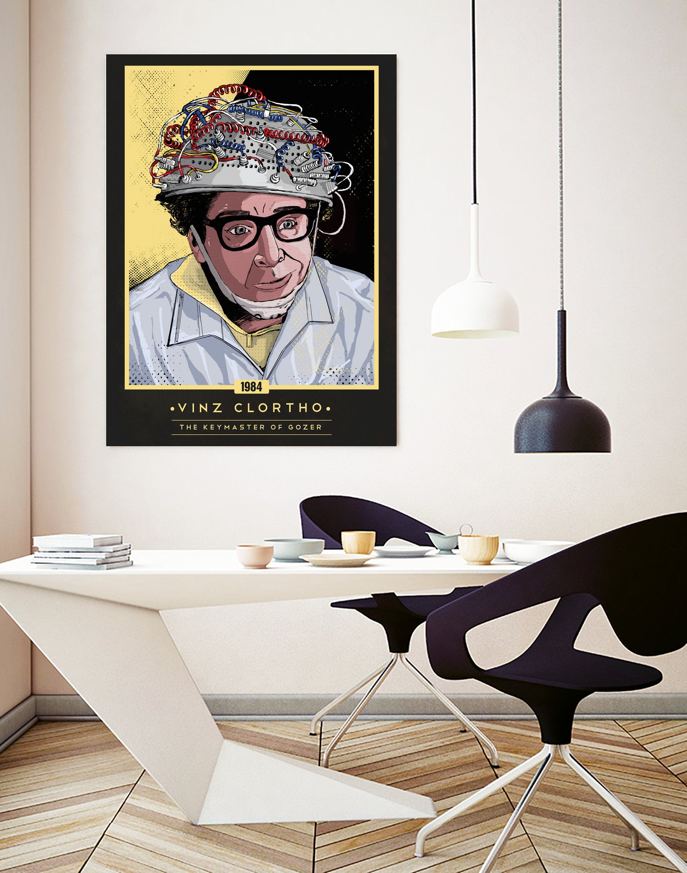 Vinz Clortho The Keymaster of Gozer by Francesca Blè on GIANT ART - white digital painting