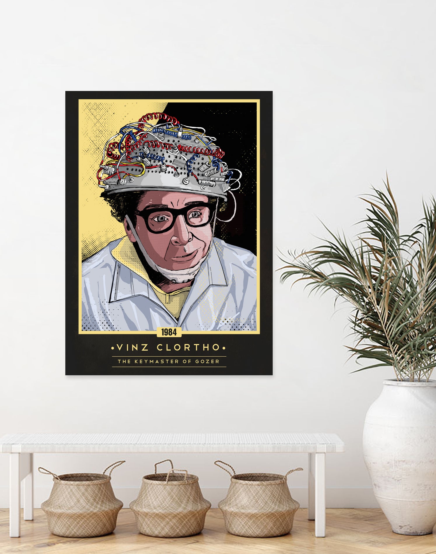 Vinz Clortho The Keymaster of Gozer by Francesca Blè on GIANT ART - white digital painting