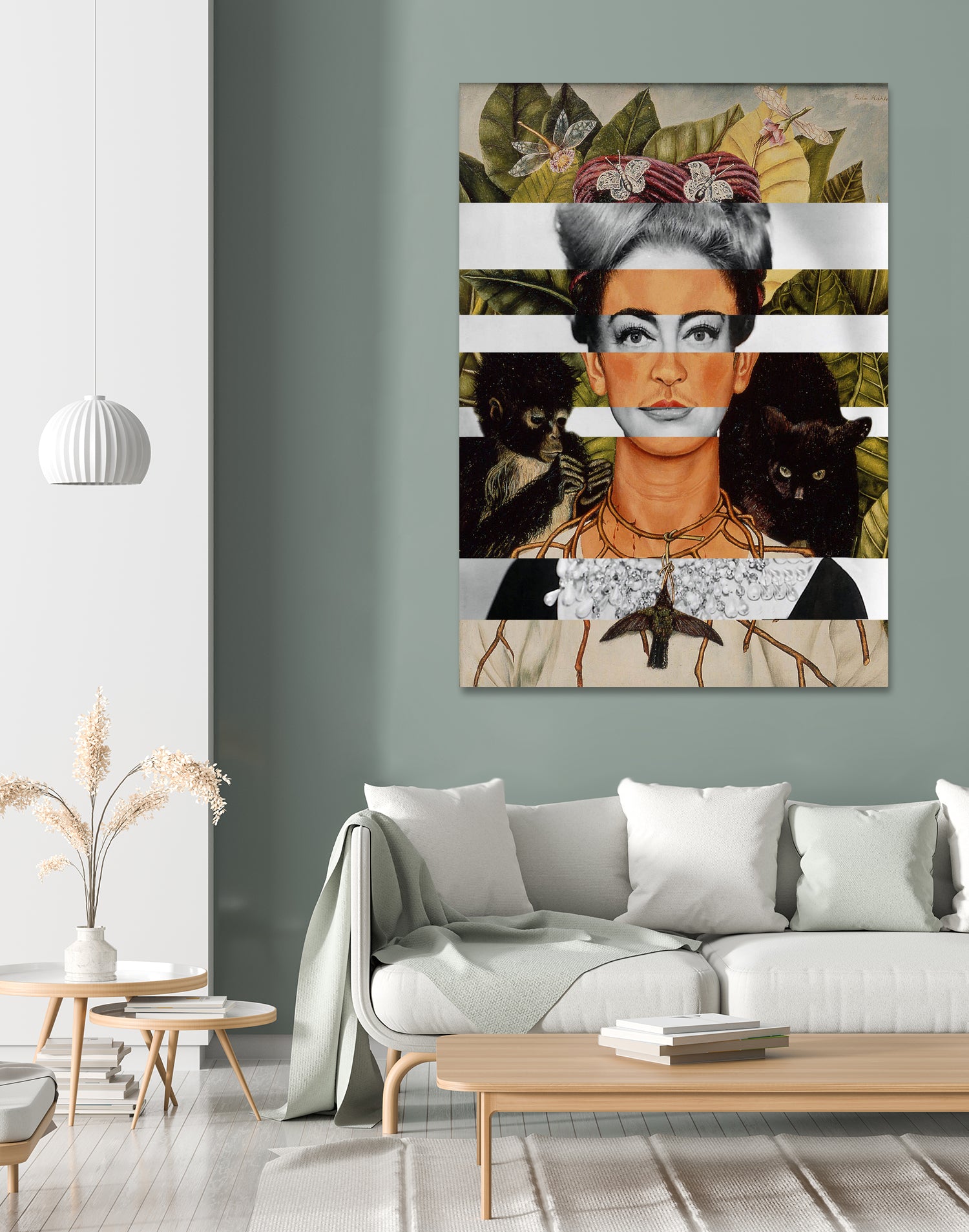 LEARN TO FEEL - Pop Retro Collage, Mashup, Pop Art by Luigi Tarini on GIANT ART - orange photo manipulation