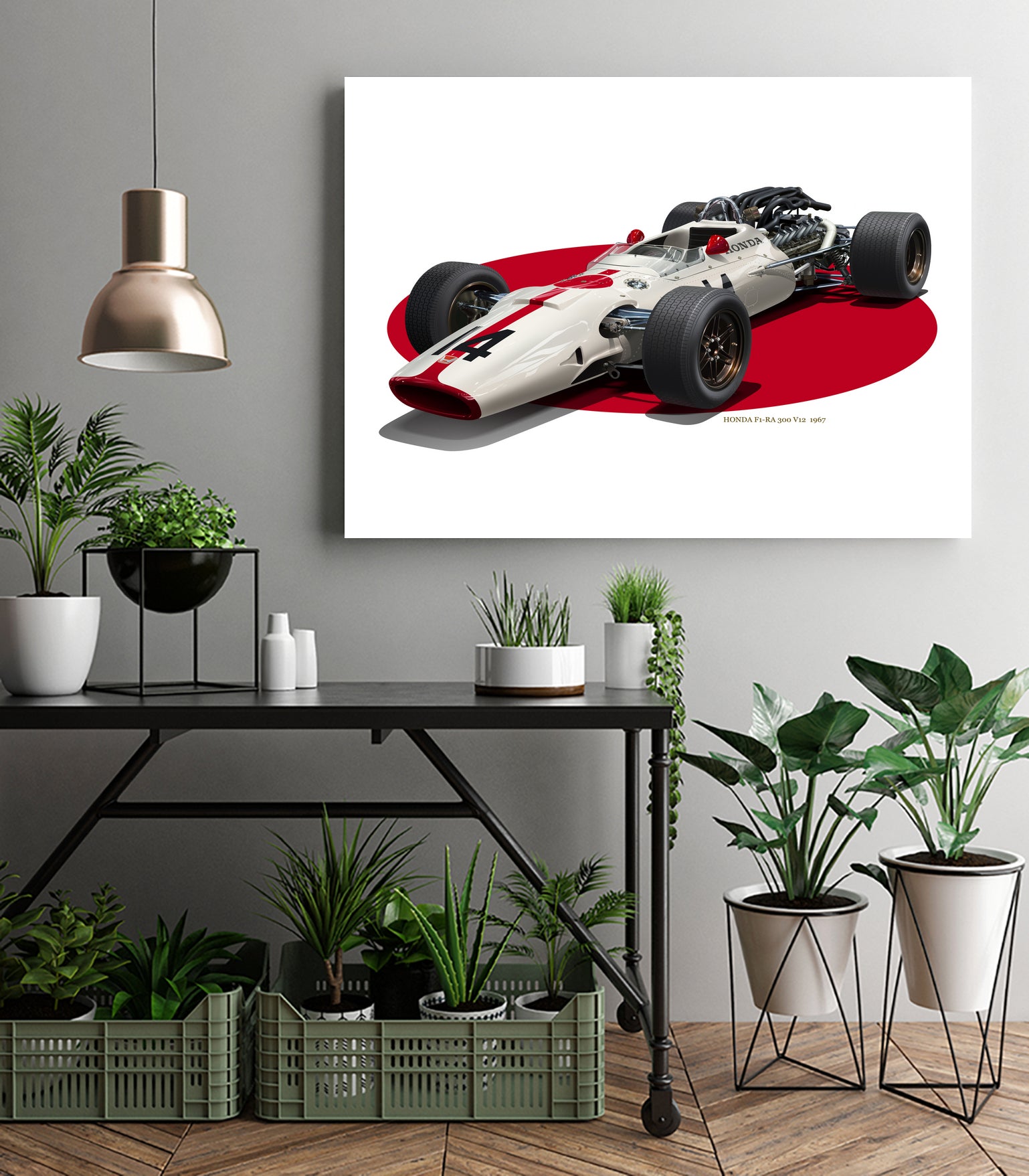 Honda F1 RA300 by Yassuo Igai on GIANT ART - red digital drawing
