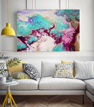 Storm Clouds by L. Renee Jones on GIANT ART - blue mixed media