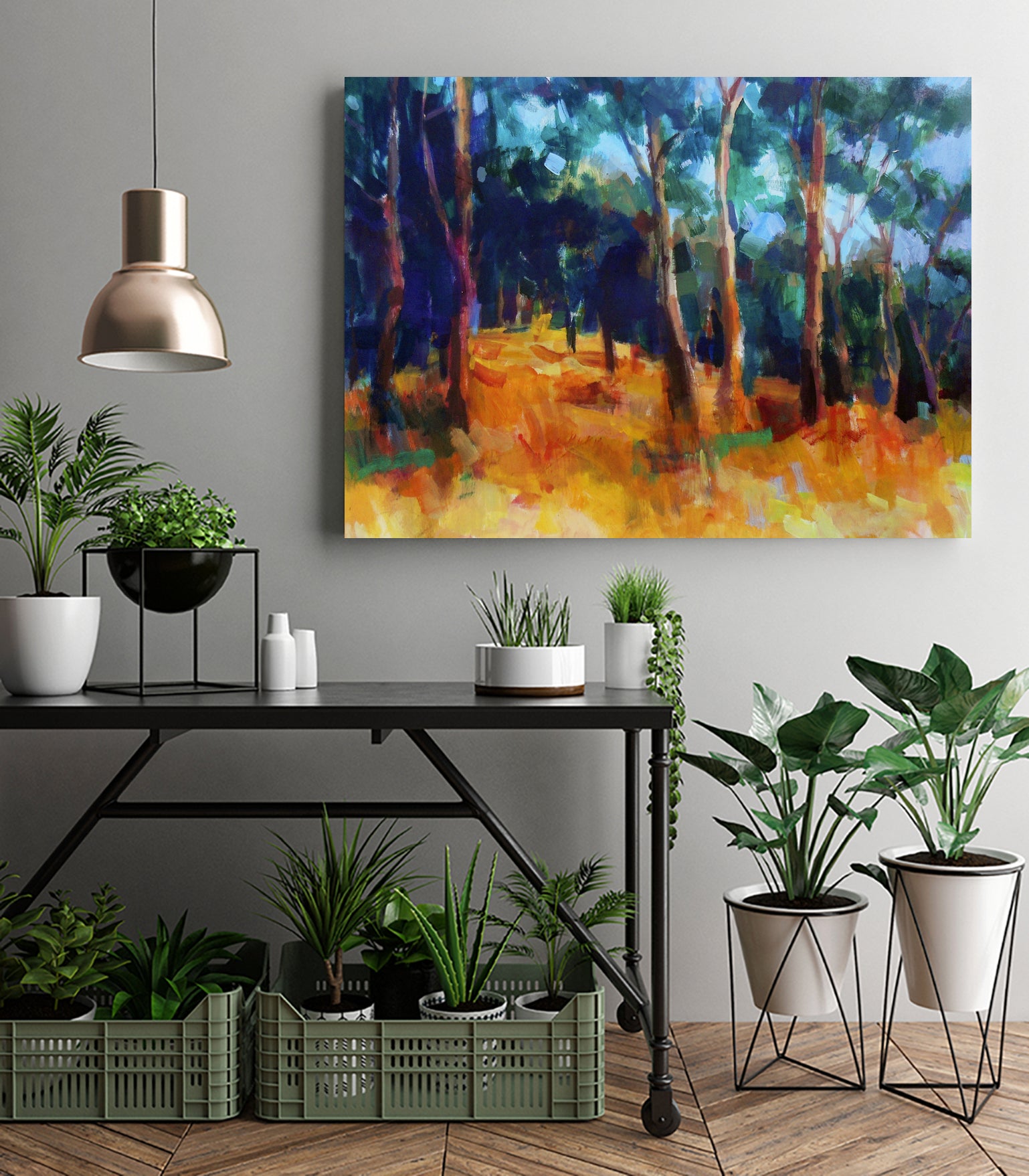 Wood by Aleksandar Stankovic on GIANT ART - yellow digital painting