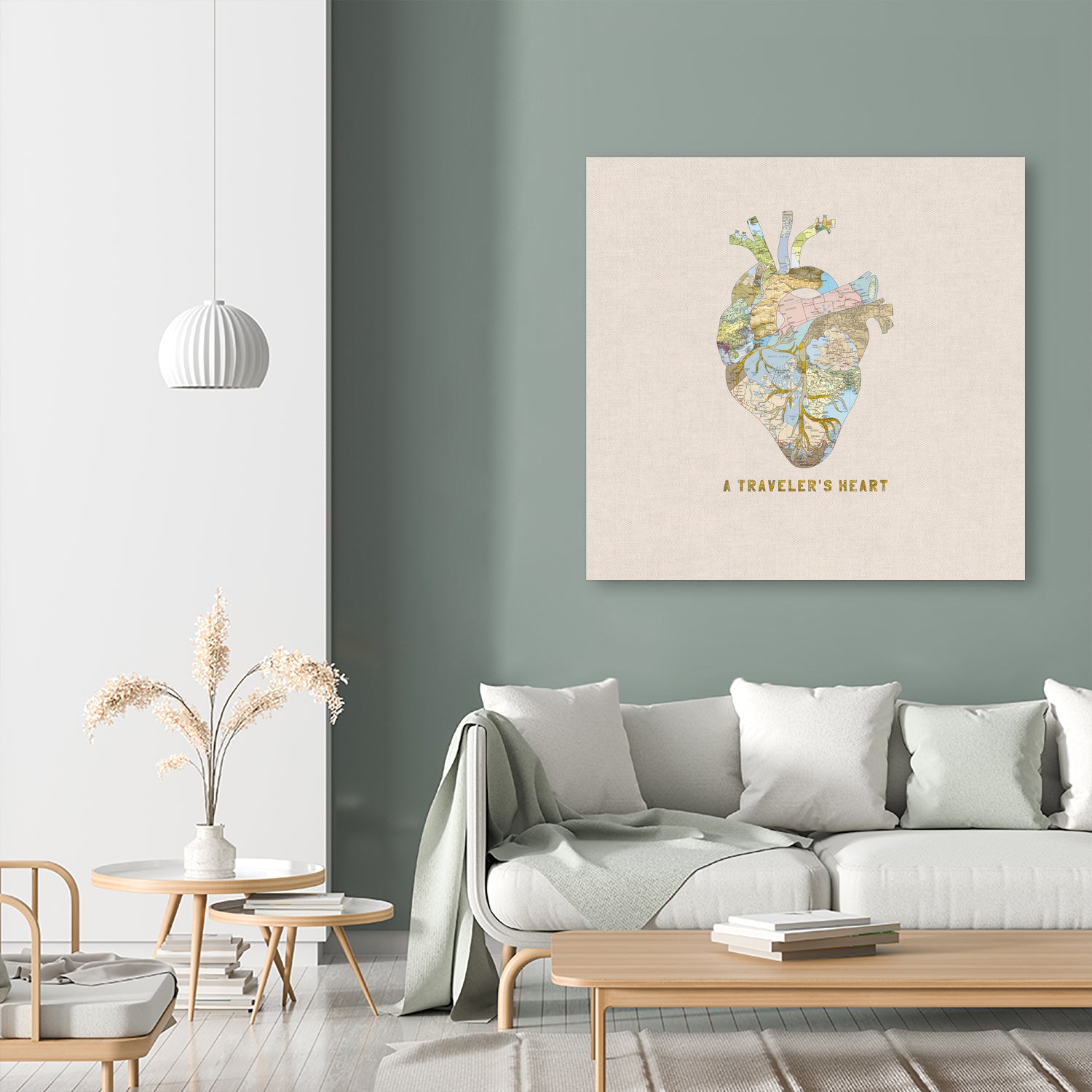 A Traveler's Heart by Bianca Green on GIANT ART - mixed media