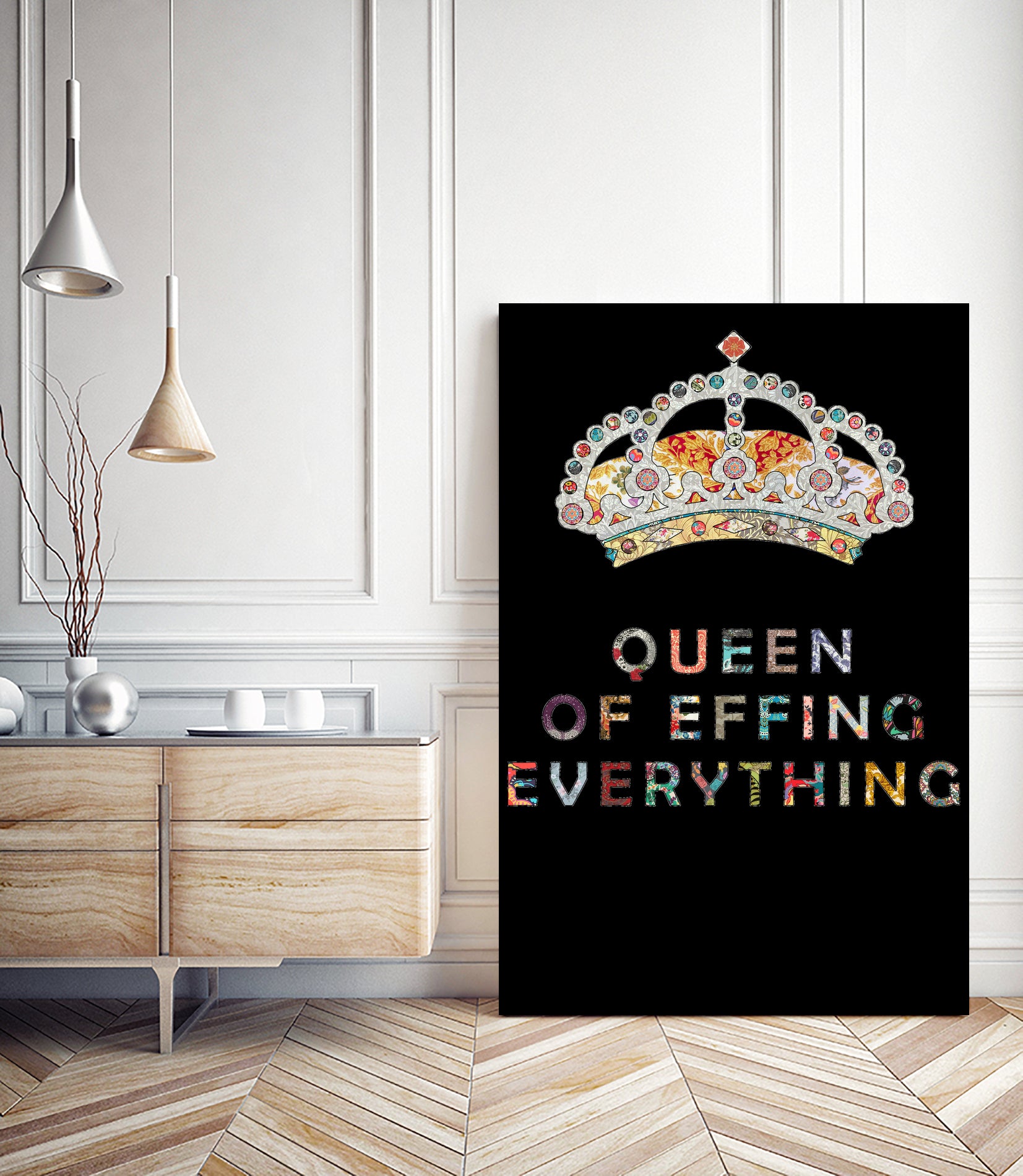 Her Daily Motivation by Bianca Green on GIANT ART - mixed media