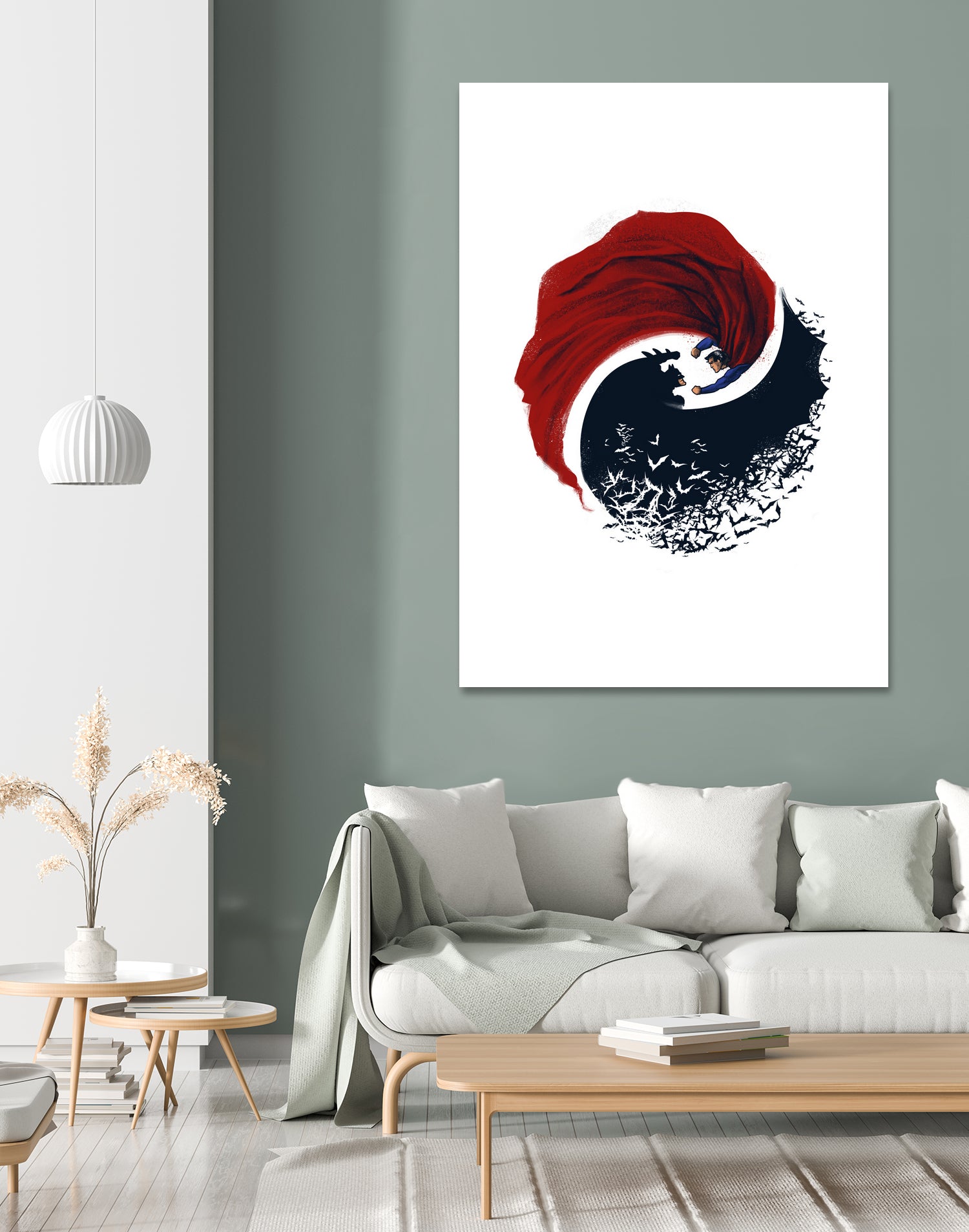 Day vs Knight by Vincent Trinidad on GIANT ART - white digital painting