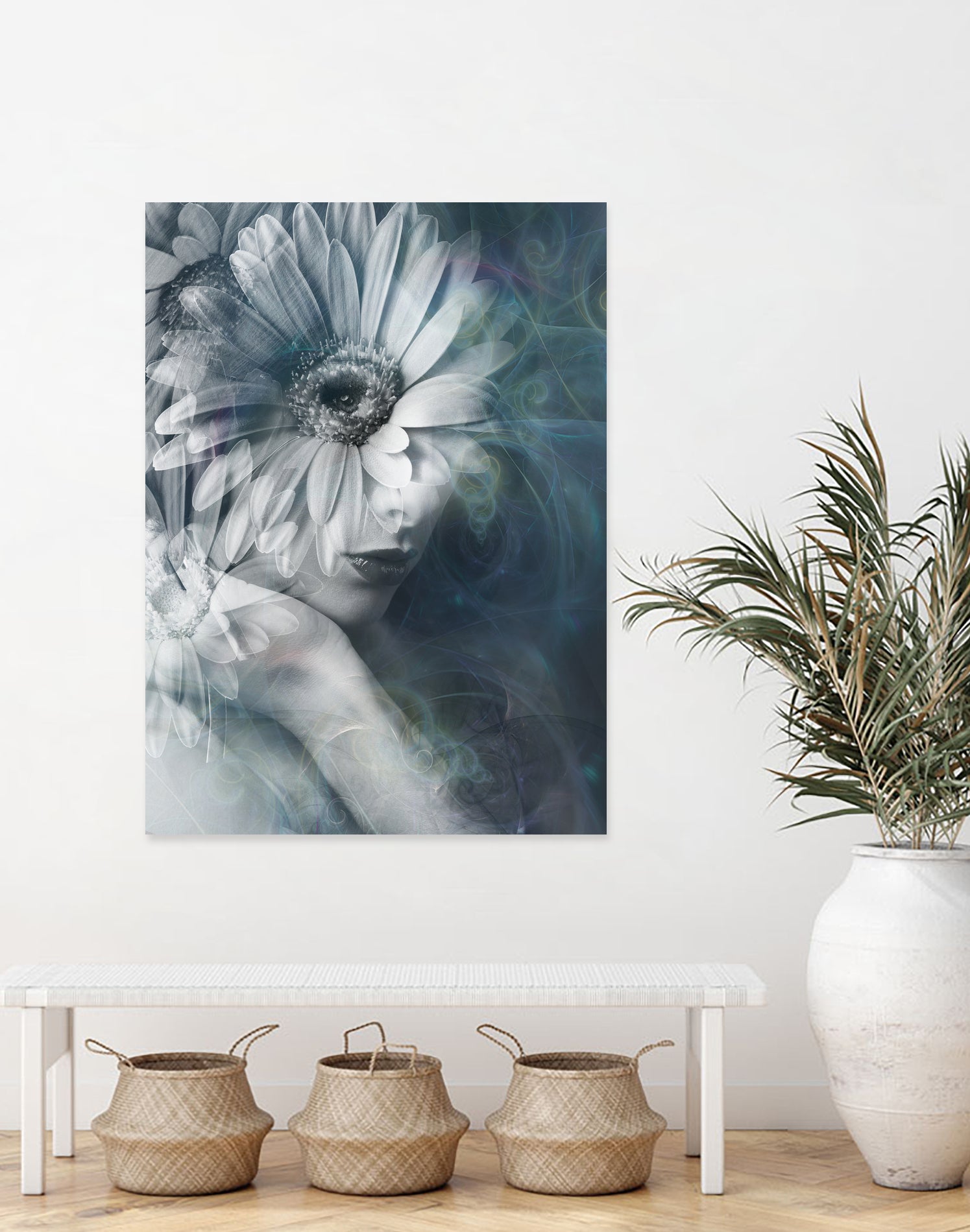 Flower power by Tania Amrein on GIANT ART - gray photo manipulation