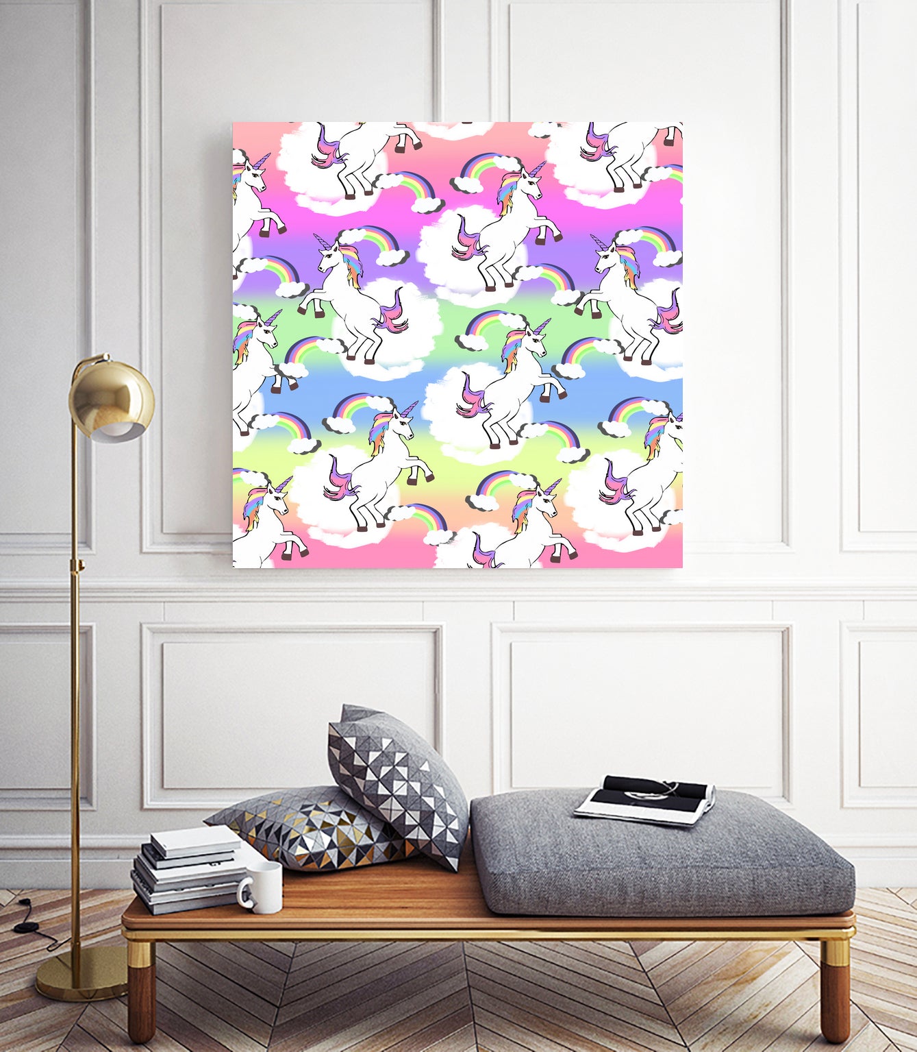 Unicorn Pride by mukta lata barua on GIANT ART - white digital drawing