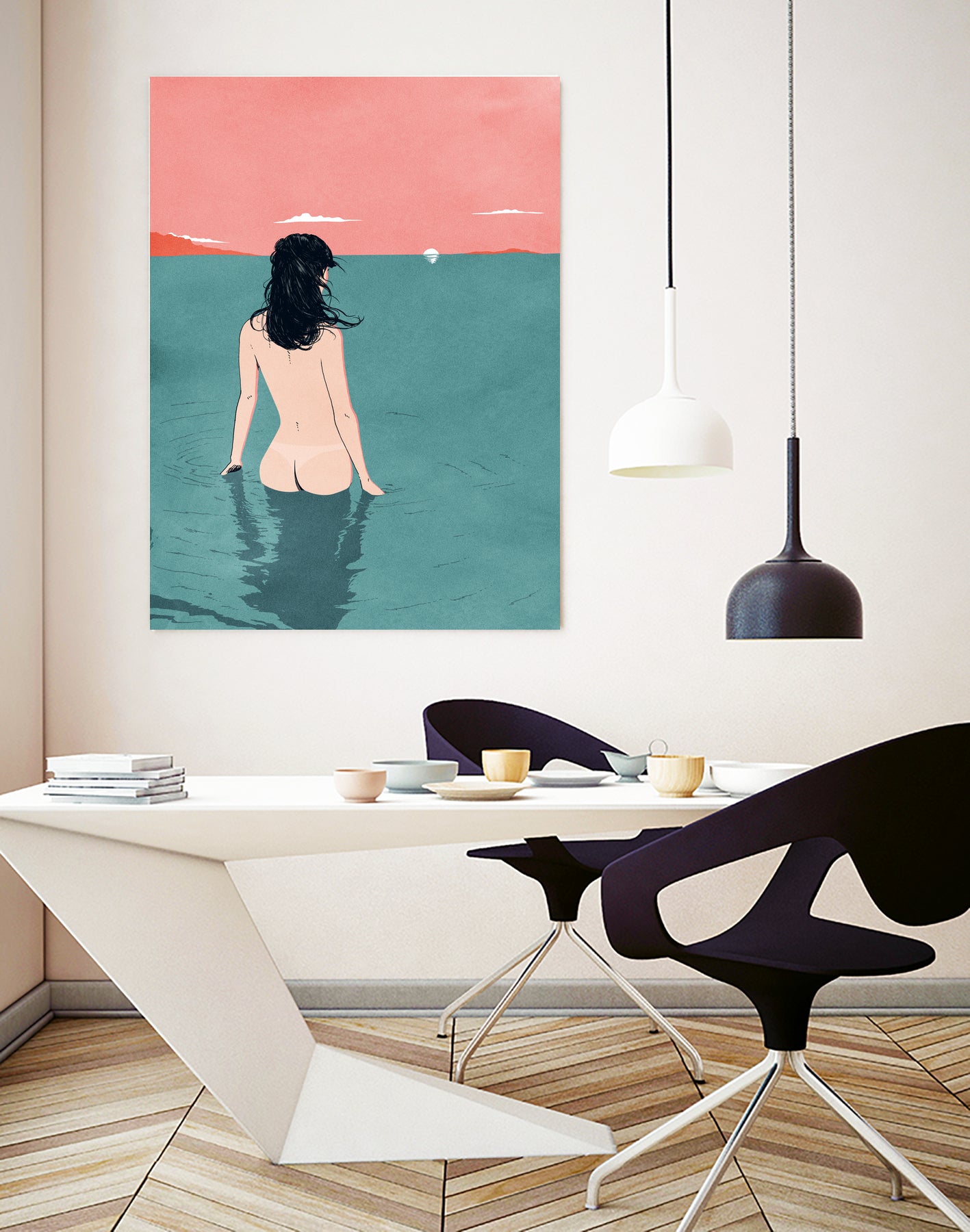 WATER by David Lanaspa on GIANT ART - white digital painting