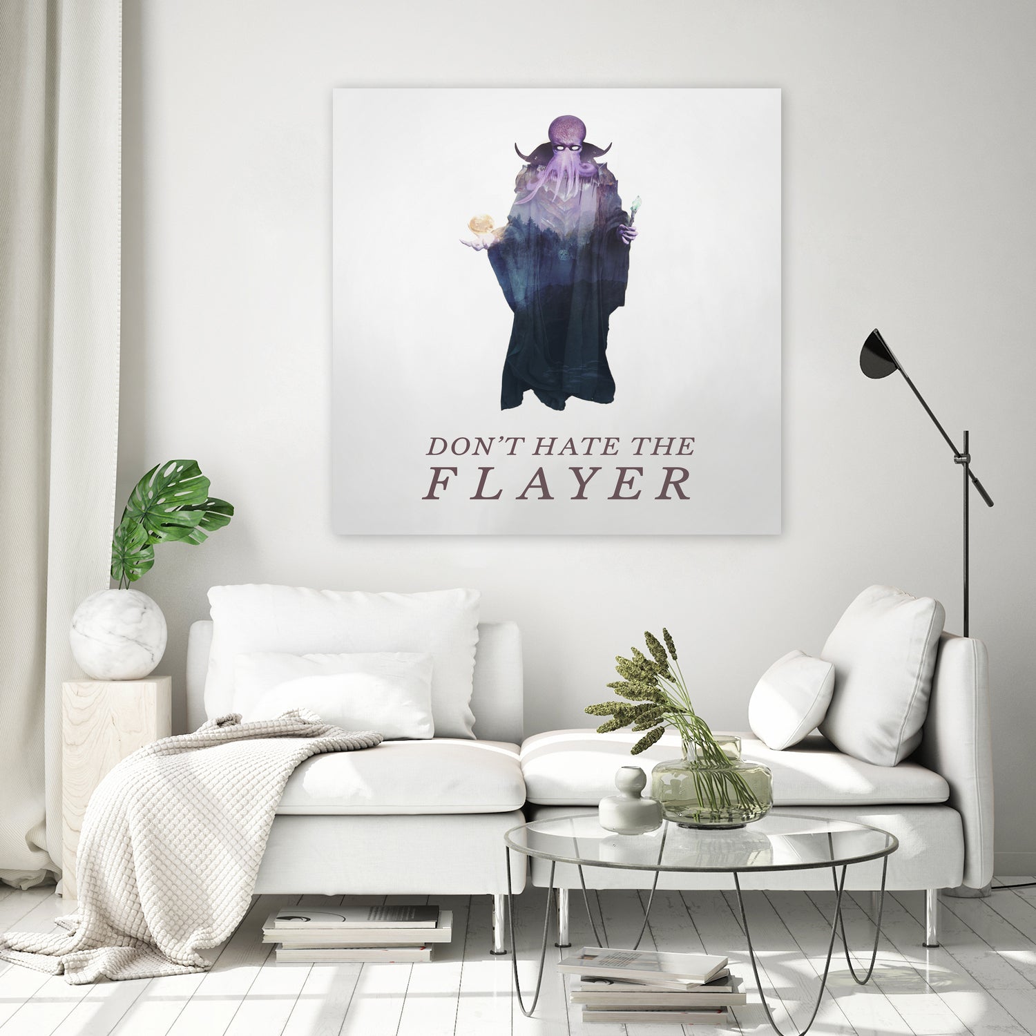 Don't Hate The Flayer by Andy Wynn on GIANT ART - fuchsia character design