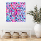 Lovely geometric #13 by Amir Faysal on GIANT ART - pink digital drawing
