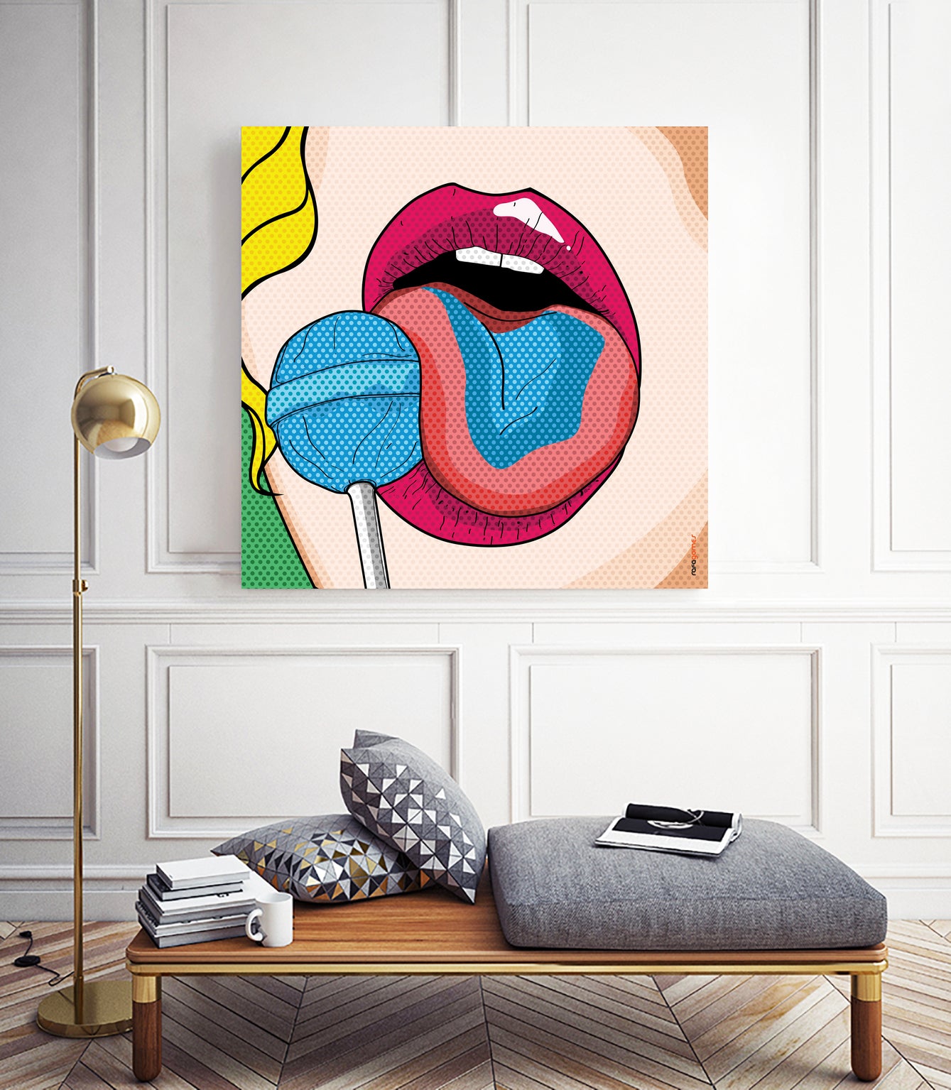 Erotika 02 by Rafael Gomes on GIANT ART - blue digital drawing