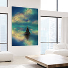 Water mirror by Elena Bragioto on GIANT ART - blue digital painting