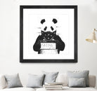 Bad panda by Solti Balázs on GIANT ART - white digital drawing
