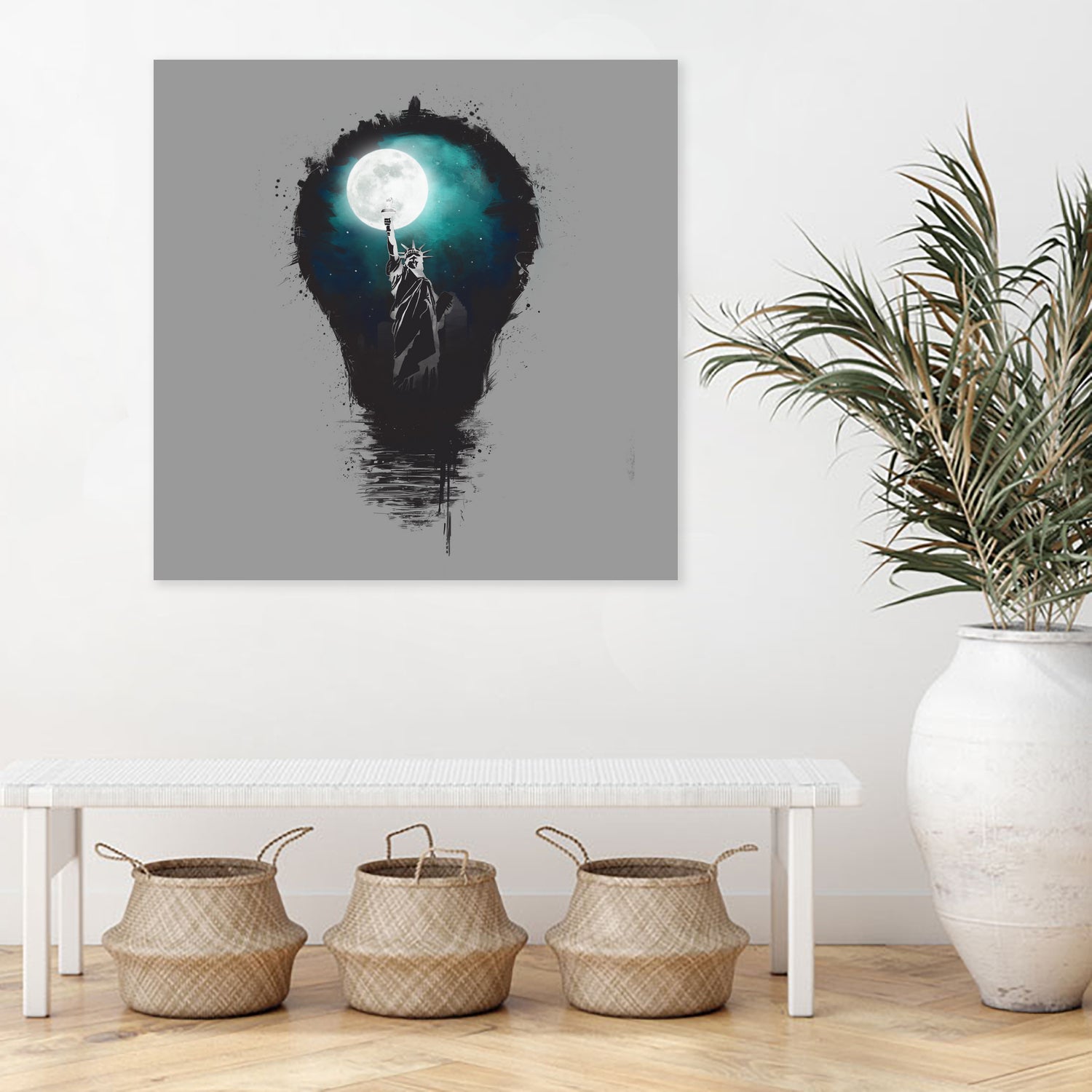 Big city lights by Solti Balázs on GIANT ART - black digital painting