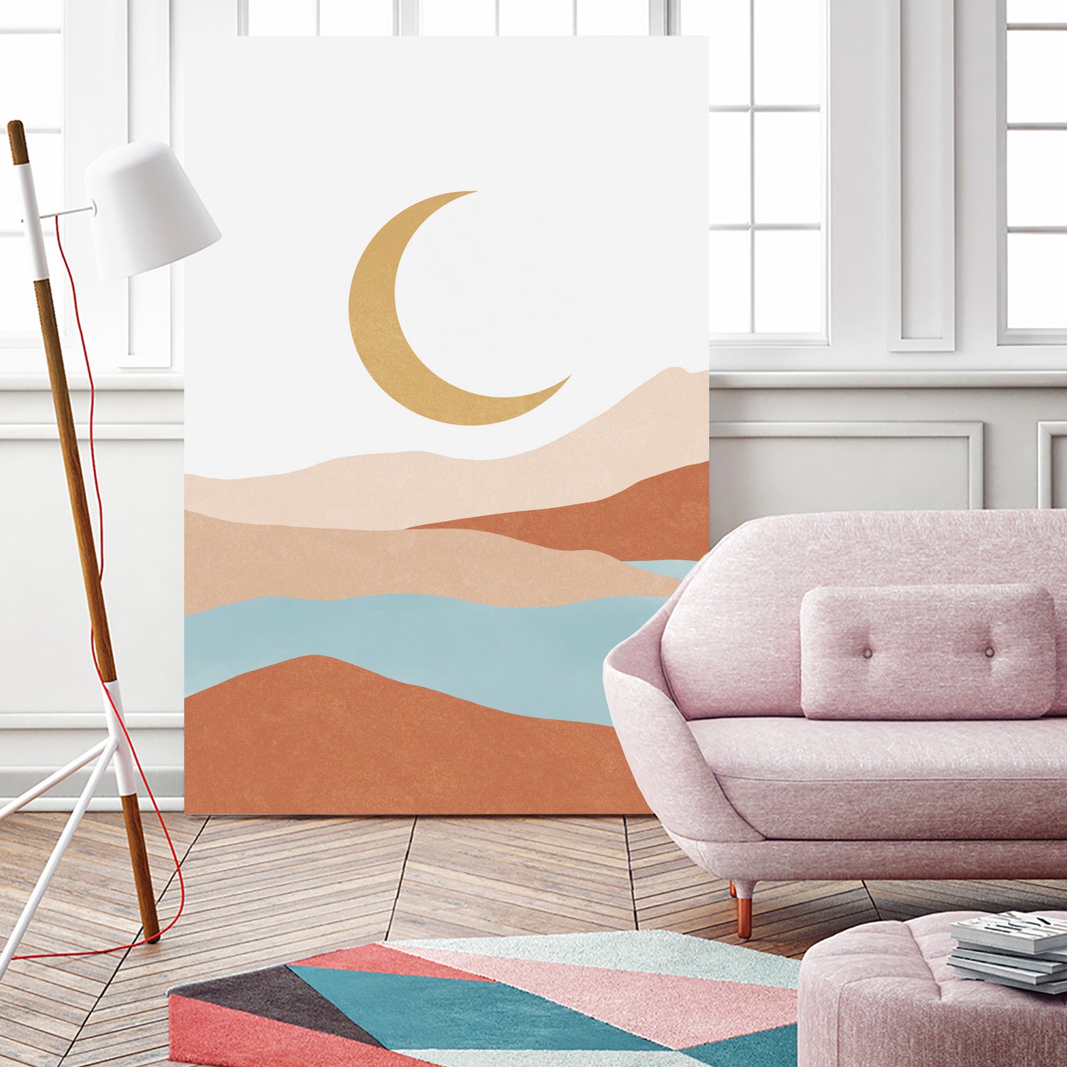 Desert Mountains II by Digital Canvas on GIANT ART - illustration