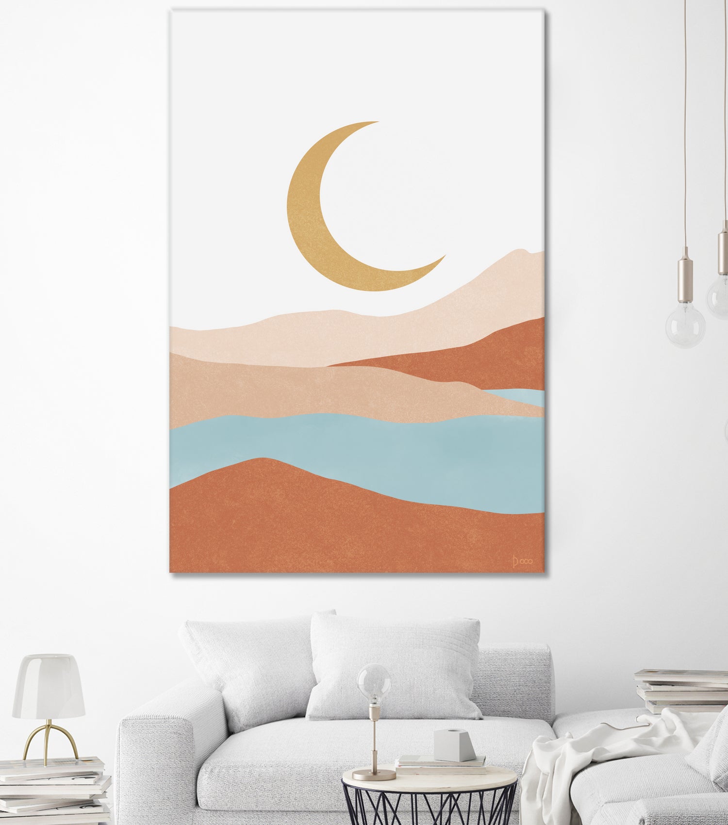 Desert Mountains II by Digital Canvas on GIANT ART - illustration
