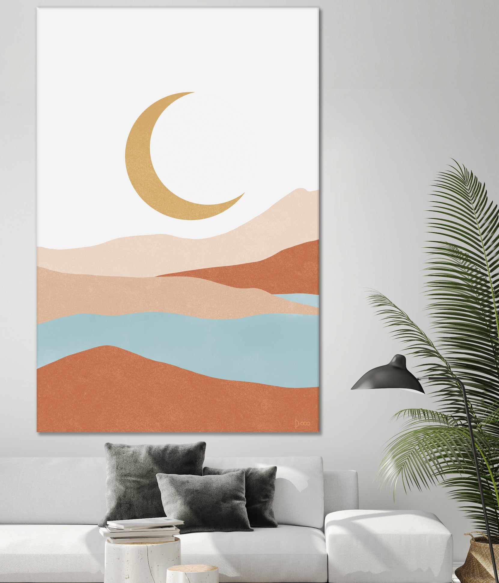 Desert Mountains II by Digital Canvas on GIANT ART - illustration