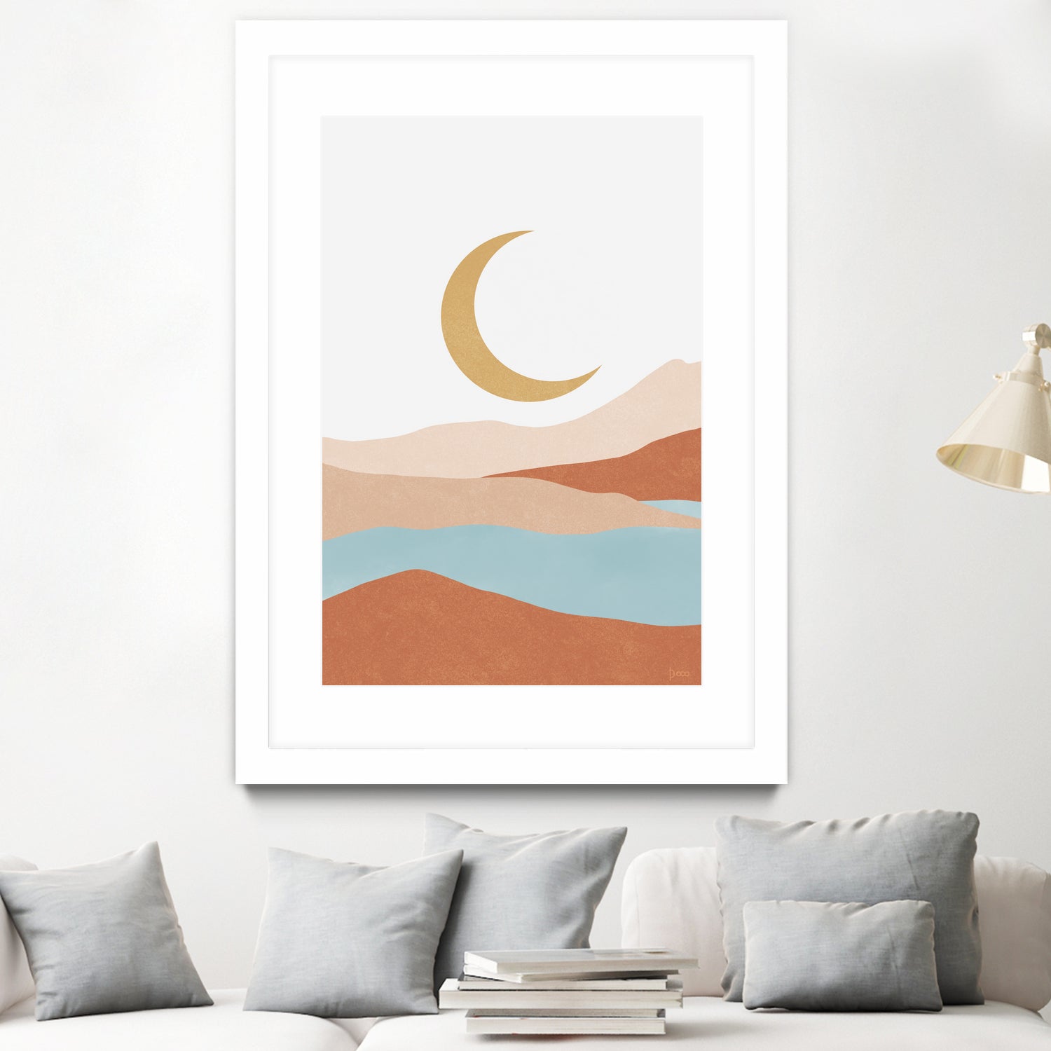 Desert Mountains II by Digital Canvas on GIANT ART - illustration