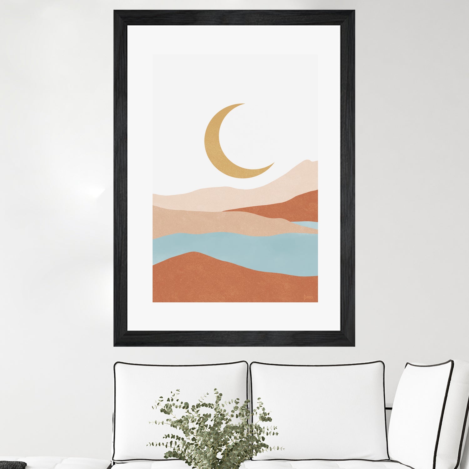 Desert Mountains II by Digital Canvas on GIANT ART - illustration
