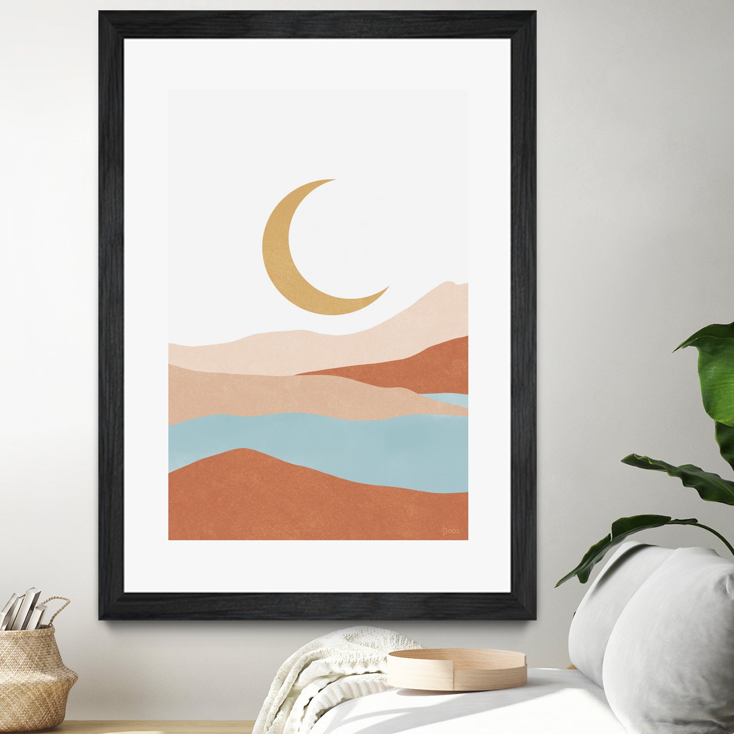 Desert Mountains II by Digital Canvas on GIANT ART - illustration