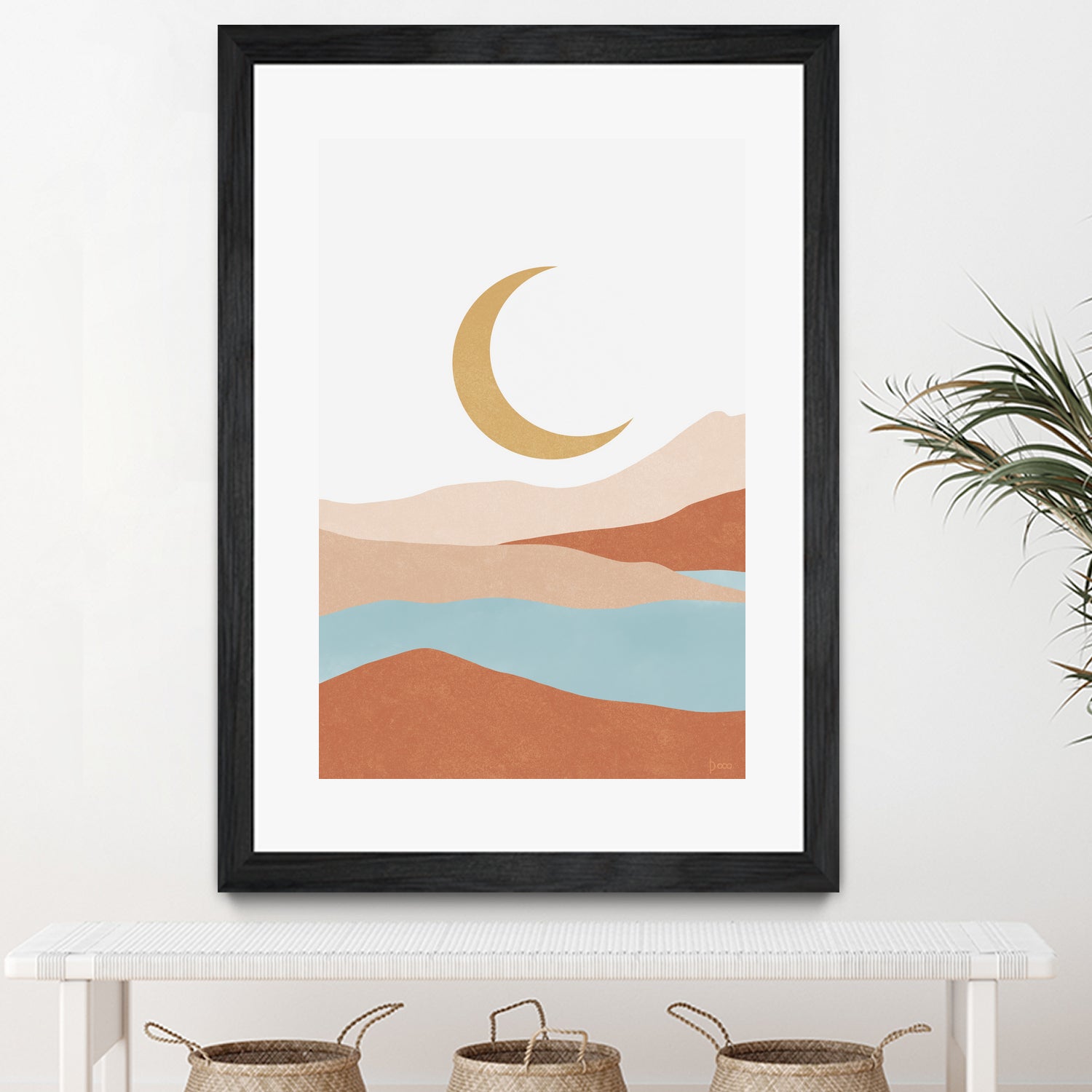 Desert Mountains II by Digital Canvas on GIANT ART - illustration