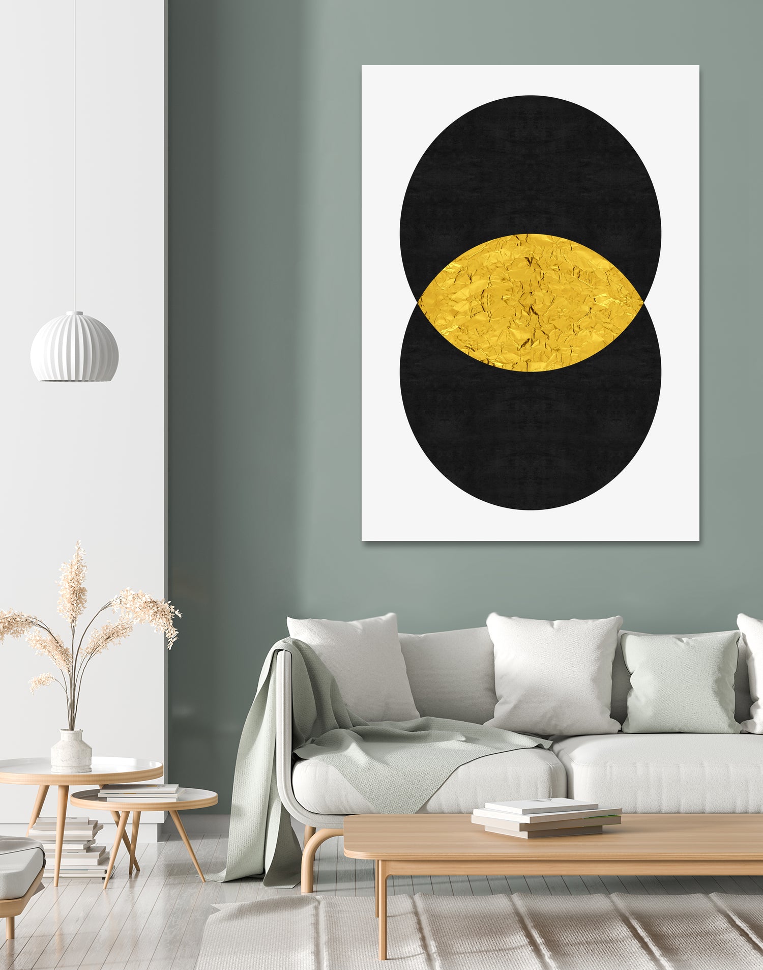 Golden fusion by Vitor Costa on GIANT ART - black digital painting