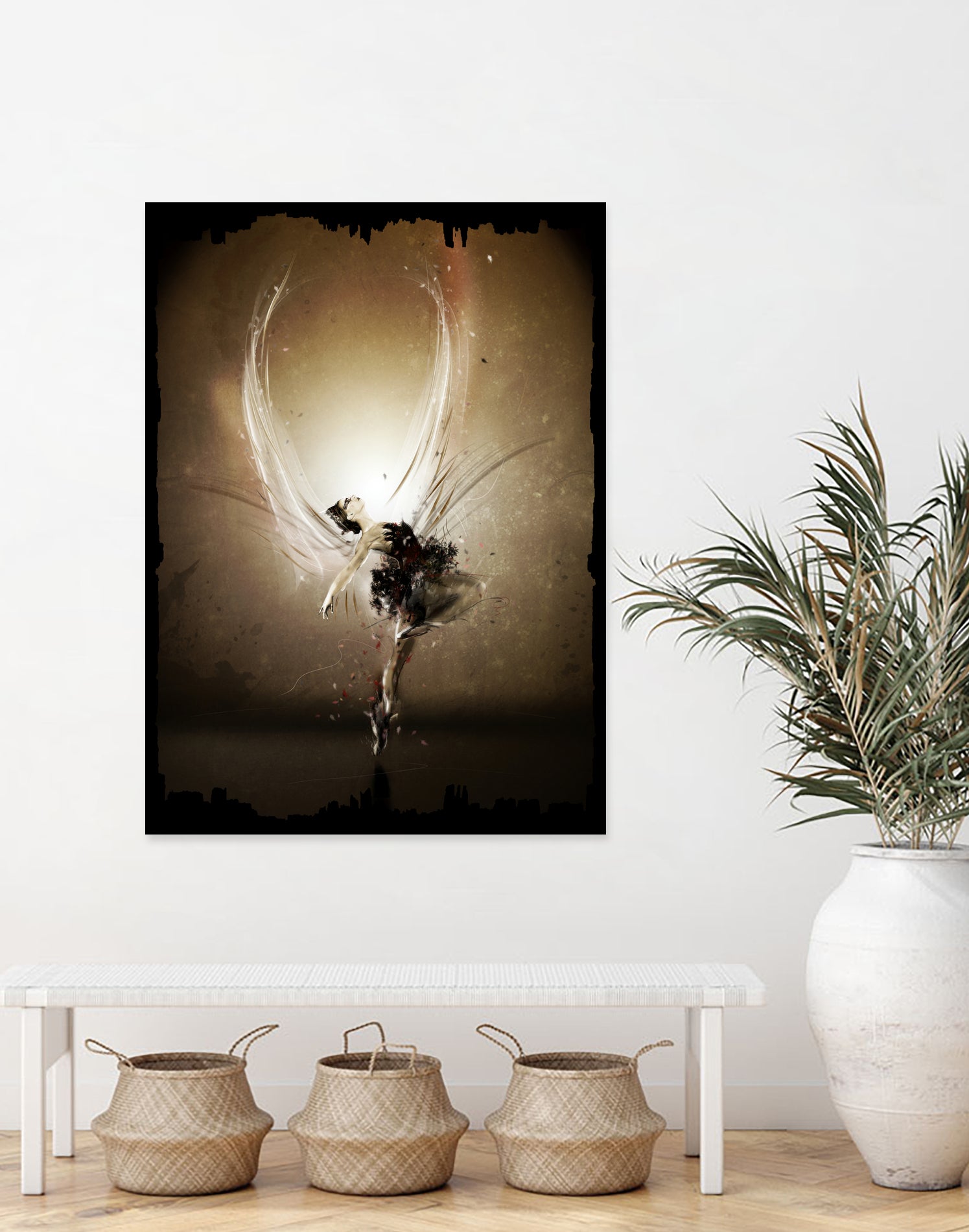 The Black Swan by Claudio Tosi on GIANT ART - black digital painting