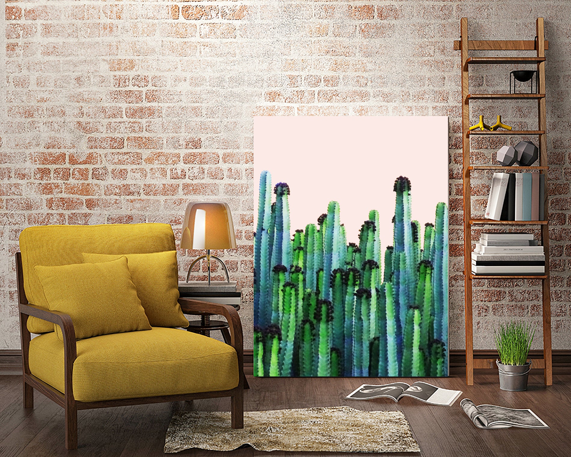 Cactus V5 by Uma Gokhale on GIANT ART - green photo manipulation