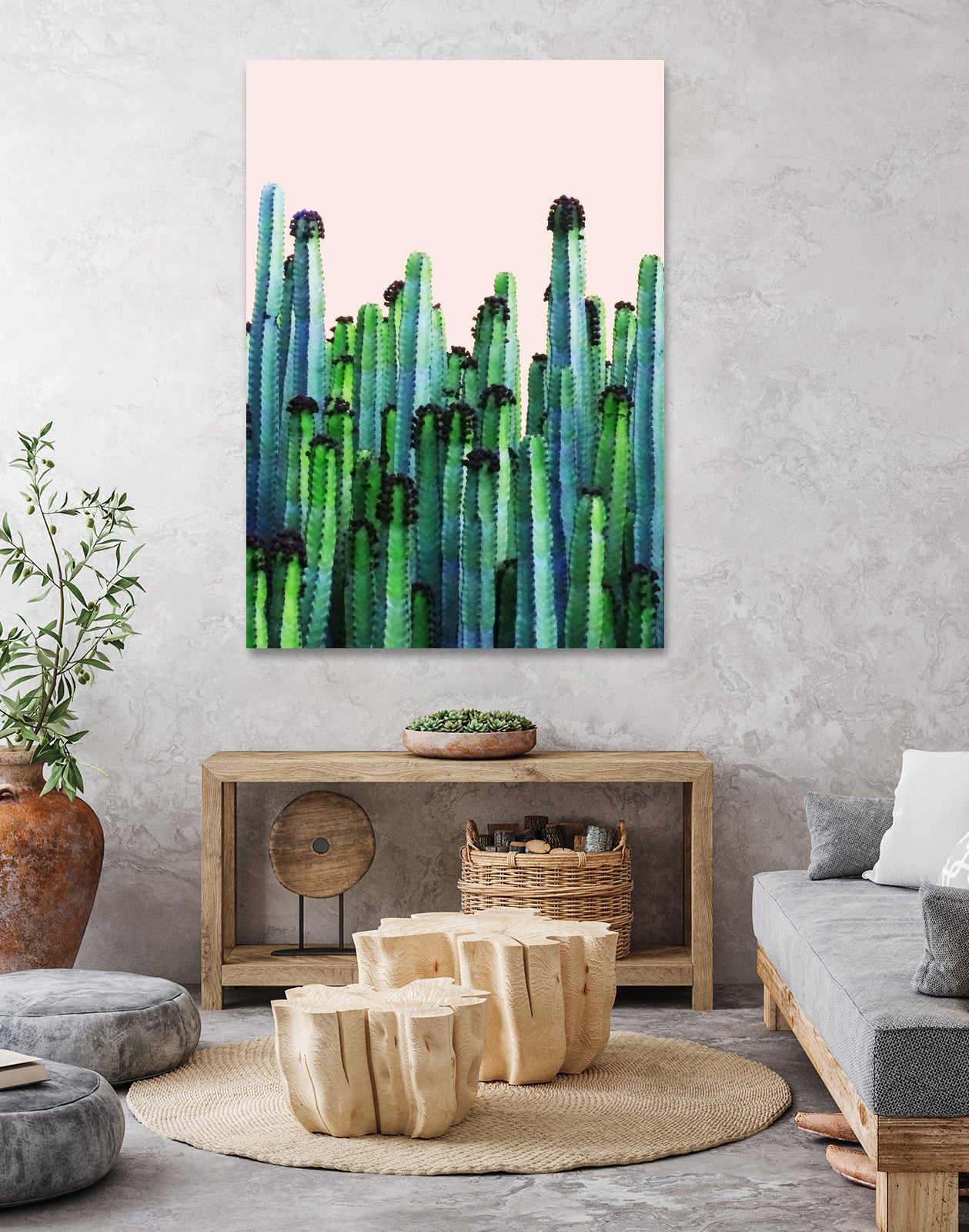 Cactus V5 by Uma Gokhale on GIANT ART - green photo manipulation