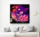 Mega Gengar by Victoria Fernández Bravo on GIANT ART - fuchsia digital drawing