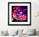 Mega Gengar by Victoria Fernández Bravo on GIANT ART - fuchsia digital drawing