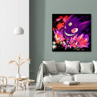 Mega Gengar by Victoria Fernández Bravo on GIANT ART - fuchsia digital drawing