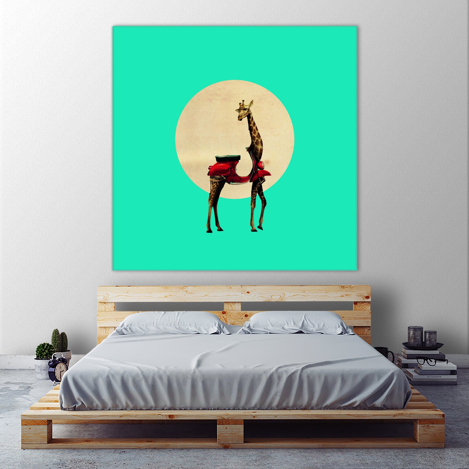 Giraffe by Ali Gulec on GIANT ART - white photo manipulation