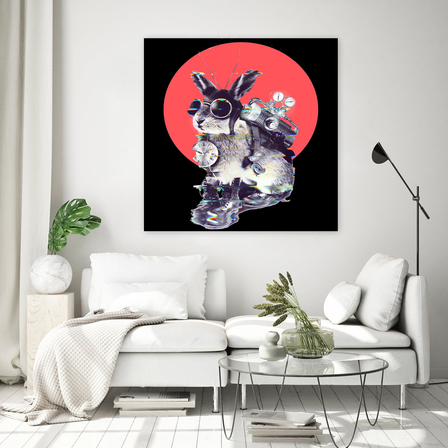 Time Traveller by Ali Gulec on GIANT ART - red digital painting