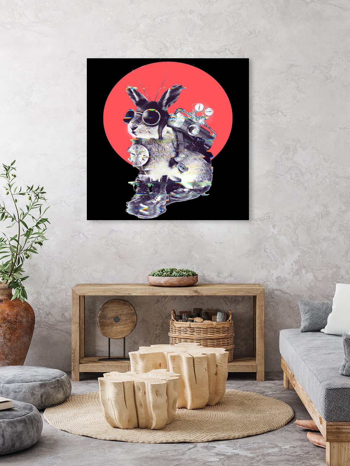 Time Traveller by Ali Gulec on GIANT ART - red digital painting