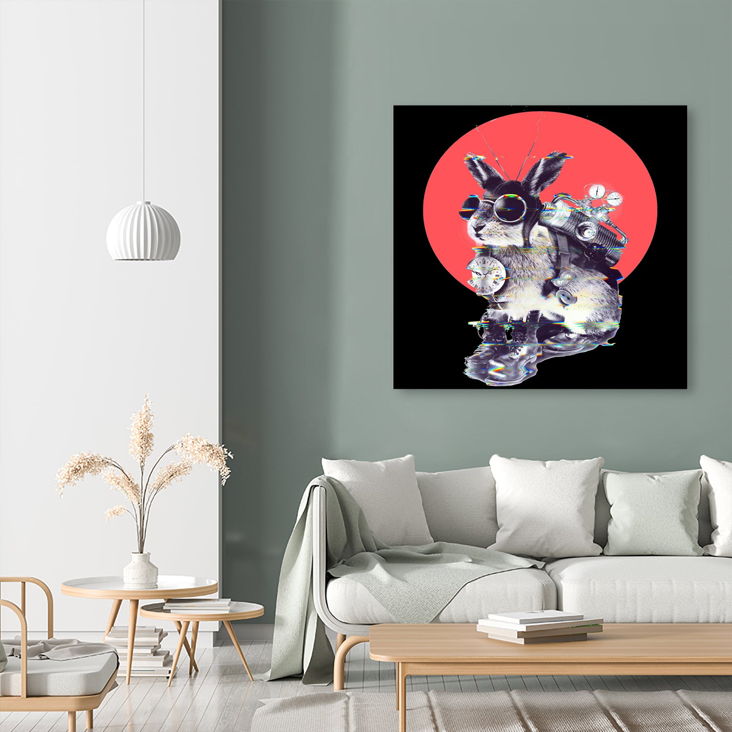 Time Traveller by Ali Gulec on GIANT ART - red digital painting