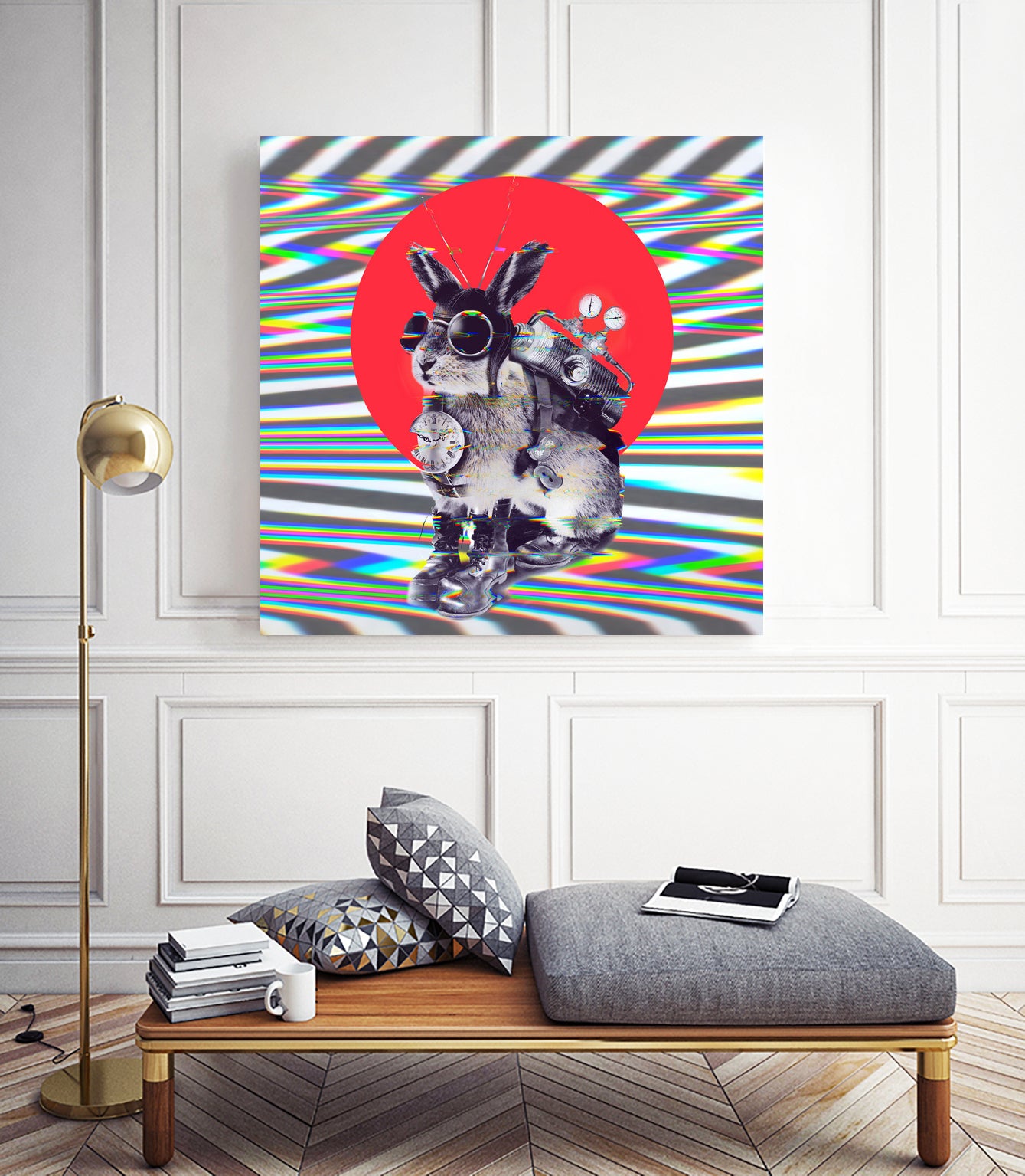 Time Traveller by Ali Gulec on GIANT ART - red digital painting