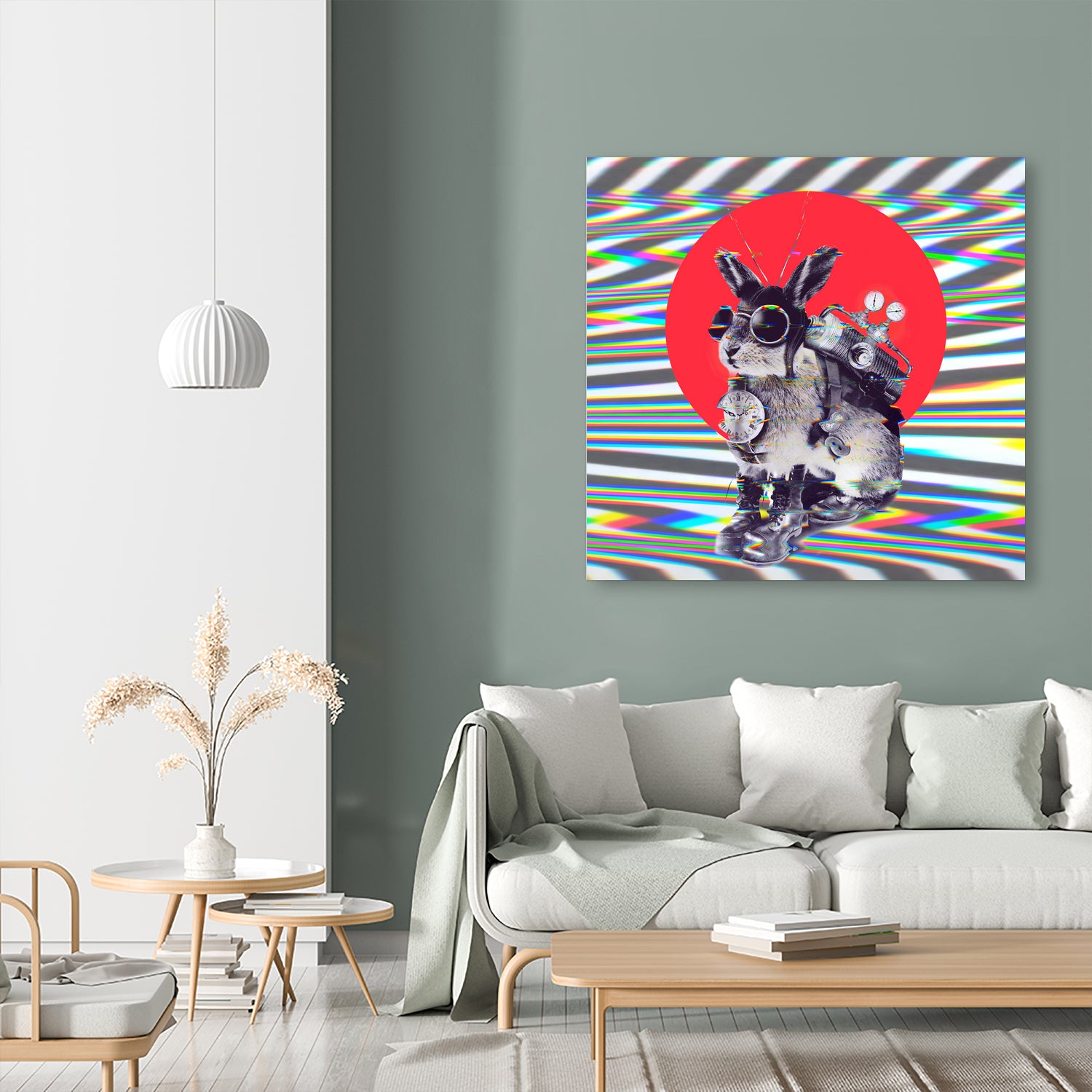 Time Traveller by Ali Gulec on GIANT ART - red digital painting