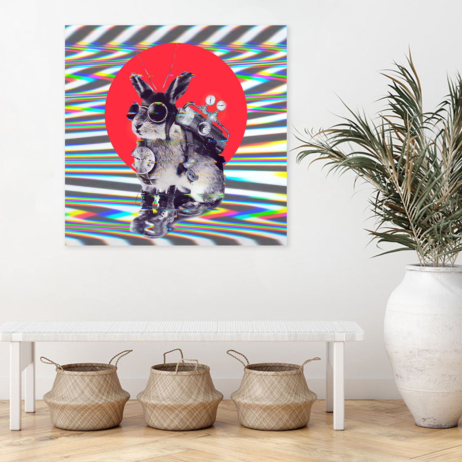 Time Traveller by Ali Gulec on GIANT ART - red digital painting