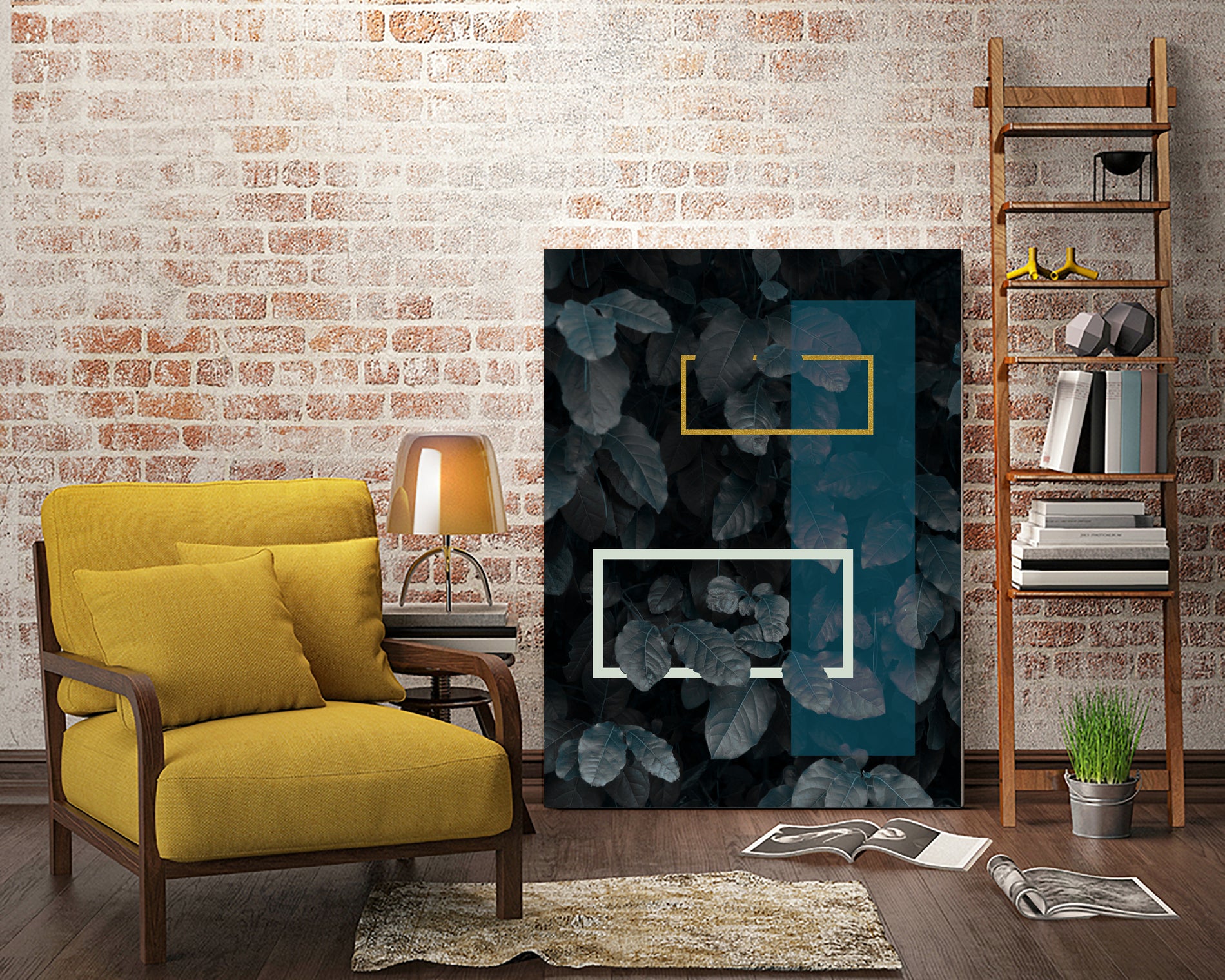 Blue Fall by Daniela di Niro on GIANT ART - blue mixed media