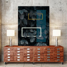 Blue Fall by Daniela di Niro on GIANT ART - blue mixed media